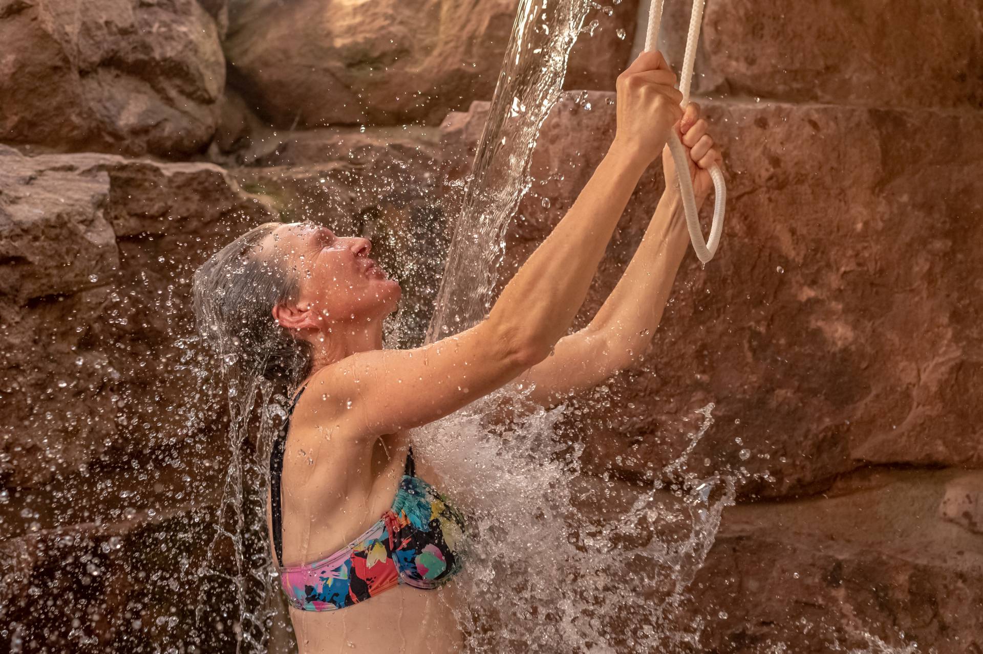 Schwallwasser Eimer Außenbereich Hotel am Langenwaldsee