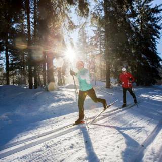 Skilanglauf am Langenwaldsee in Freudenstadt