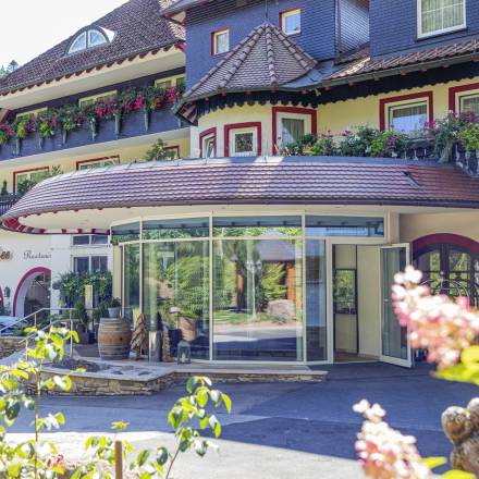 Eingangsbereich Wellnesshotel Langenwaldsee