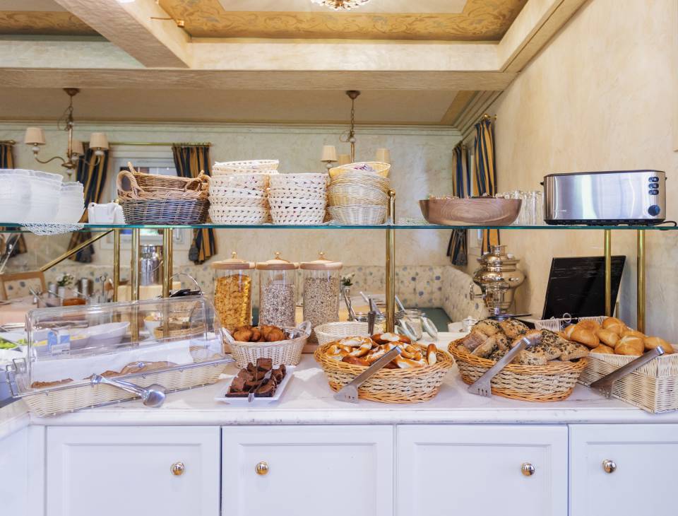 Frühstücksbuffet im Hotel Langenwaldsee